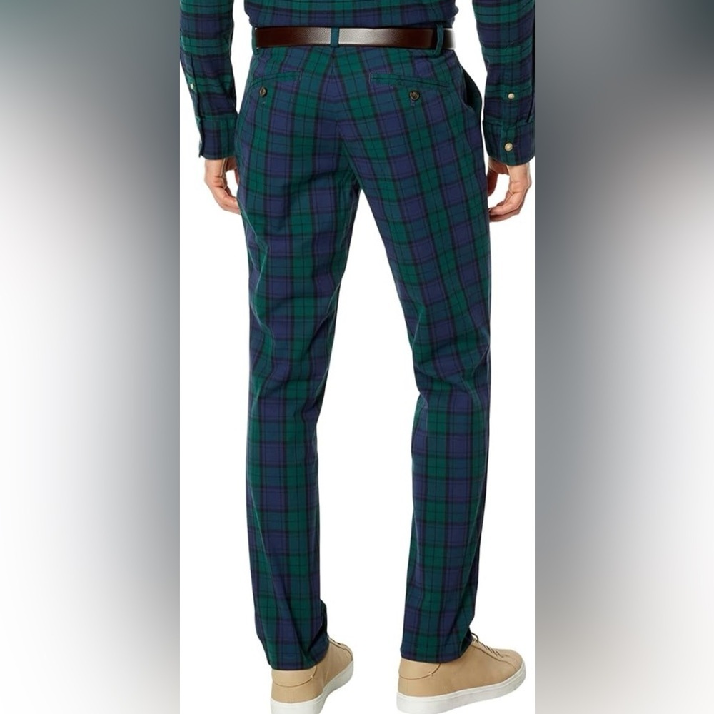 Vineyard Vines Breaker Pants 28x30 Blackwatch Plaid NWT Slim Fit